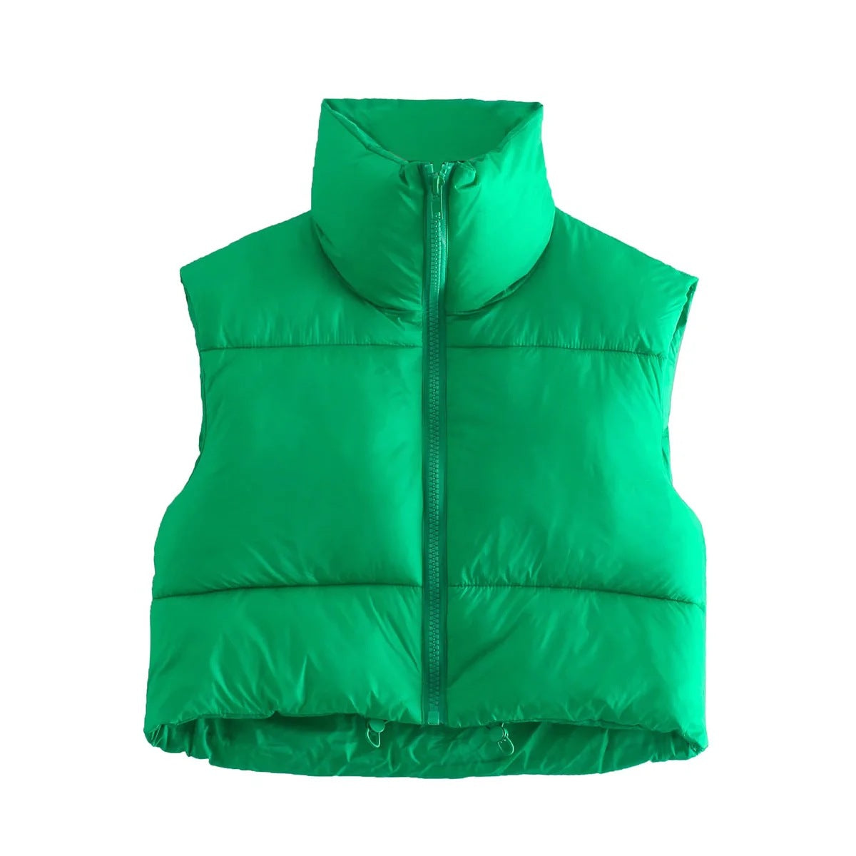 Wholesale women's clothing spring and autumn cotton coat vest zipped stand collar coat cotton-padded jacket