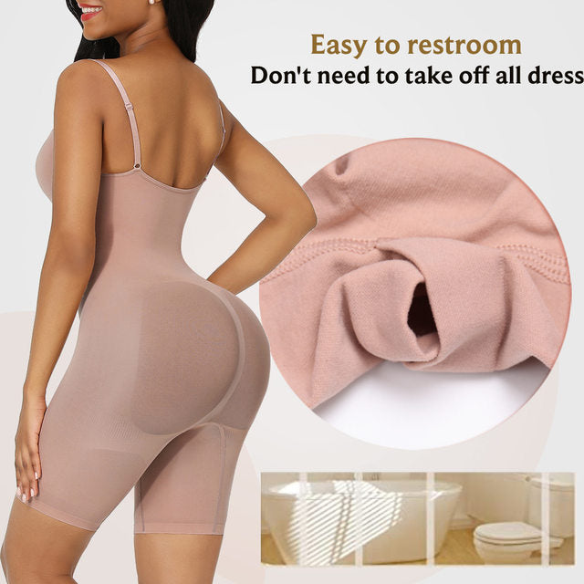 Large size new hip lift seamless shapewear women's corset full body suspender belly body one-piece underwear
