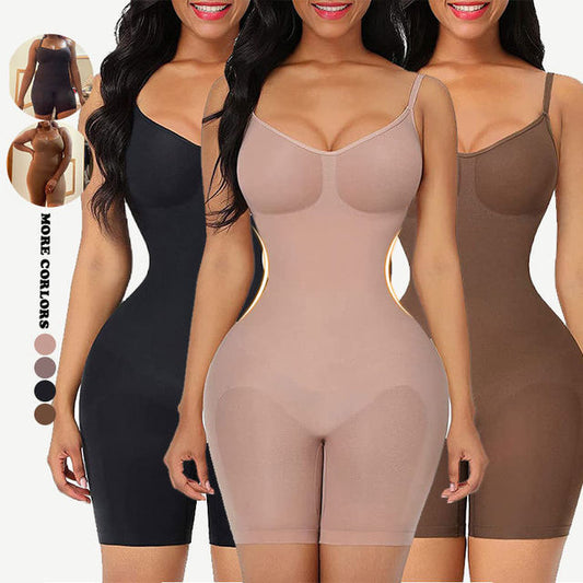 Large size new hip lift seamless shapewear women's corset full body suspender belly body one-piece underwear