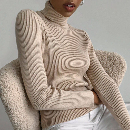 Turtleneck sweaters bottoming shirt autumn turtleneck pullover women