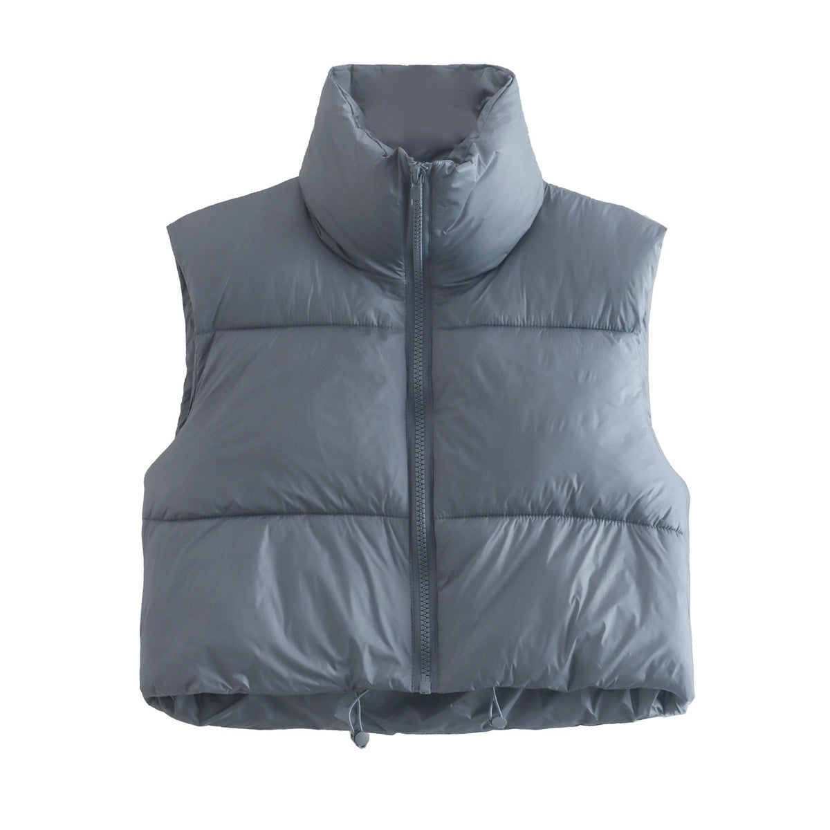 Wholesale women's clothing spring and autumn cotton coat vest zipped stand collar coat cotton-padded jacket