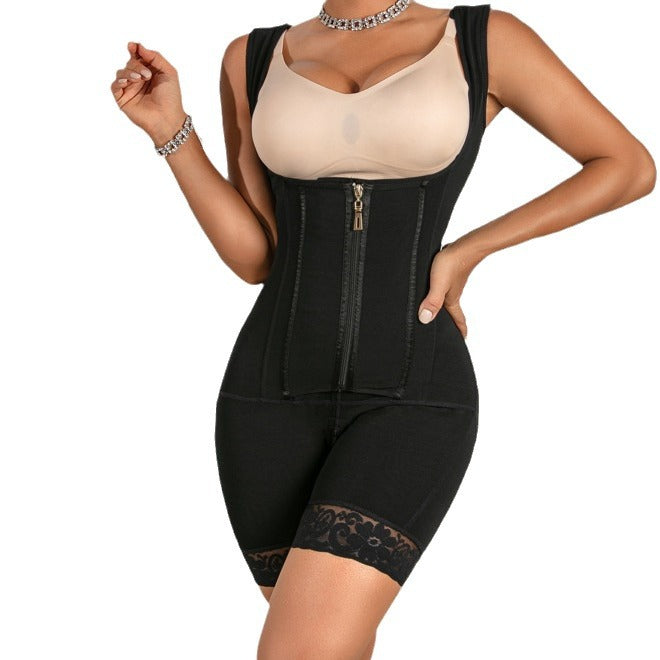Shaping vest shapewear jumpsuit large size postpartum belly corset slimming clothes hip lift corset