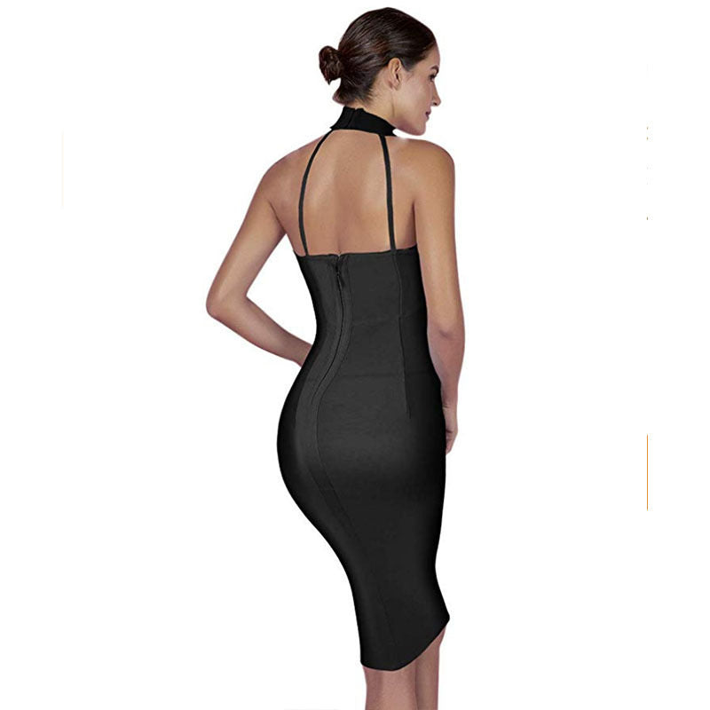 High Elastic Tight Bandage Dress Sexy Party Nightclub