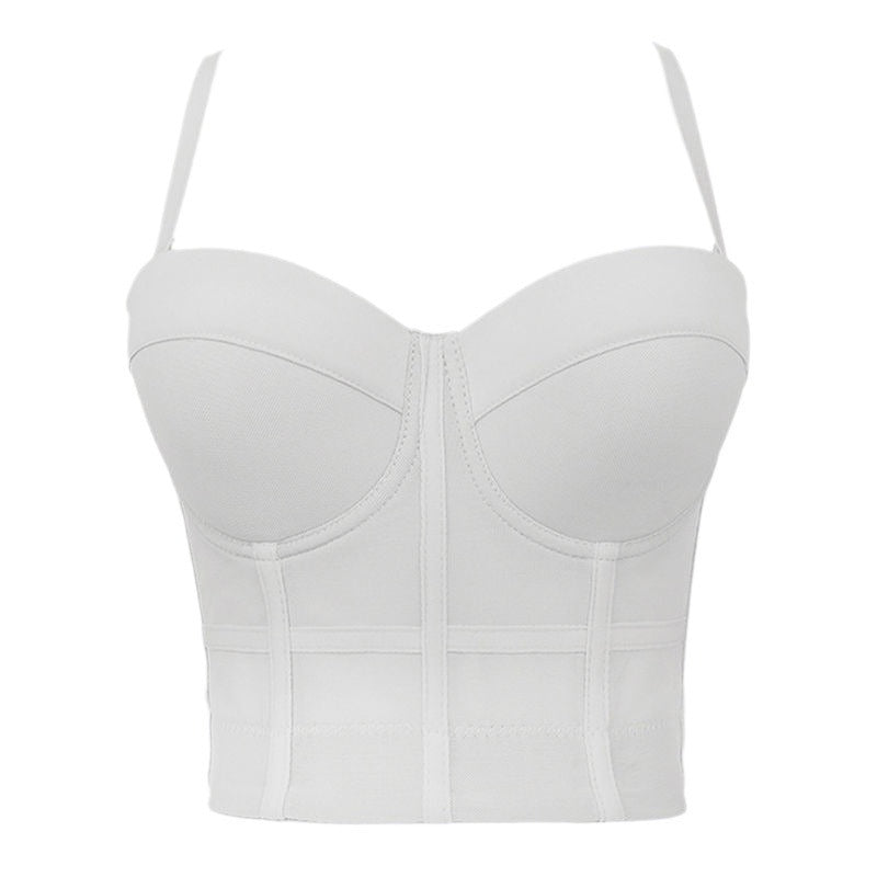 Bra camisole inner bra one-piece top beauty back tube top sexy inner wear corset underwear