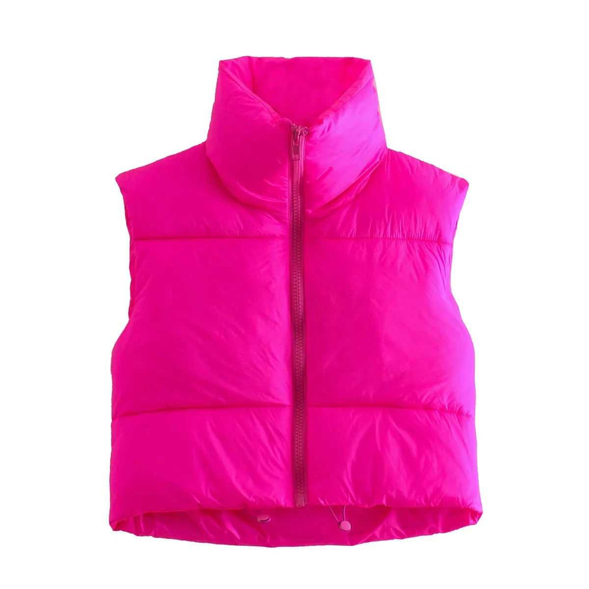 Wholesale women's clothing spring and autumn cotton coat vest zipped stand collar coat cotton-padded jacket