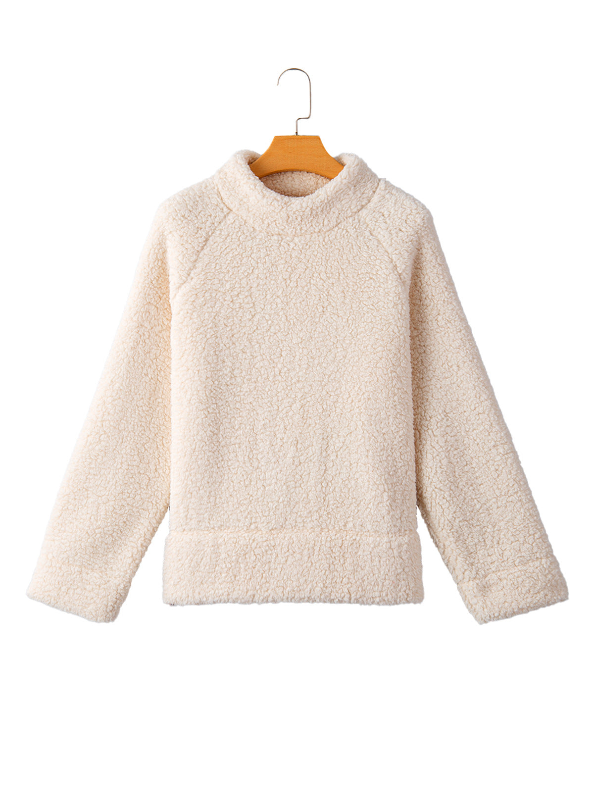 Casual solid color thermal jumper women's top