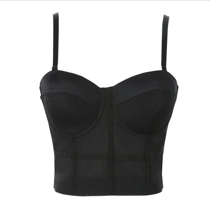 Bra camisole inner bra one-piece top beauty back tube top sexy inner wear corset underwear