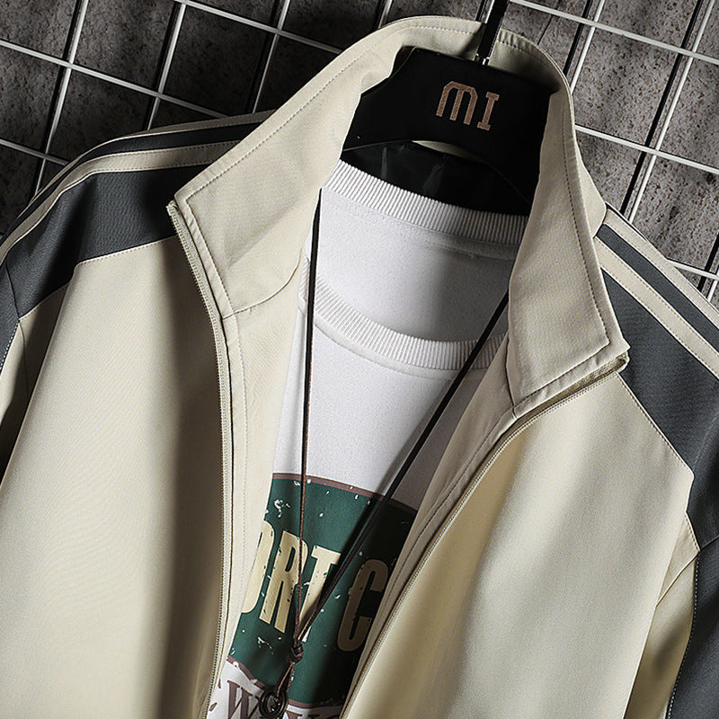 Trend casual youth overalls two-piece set