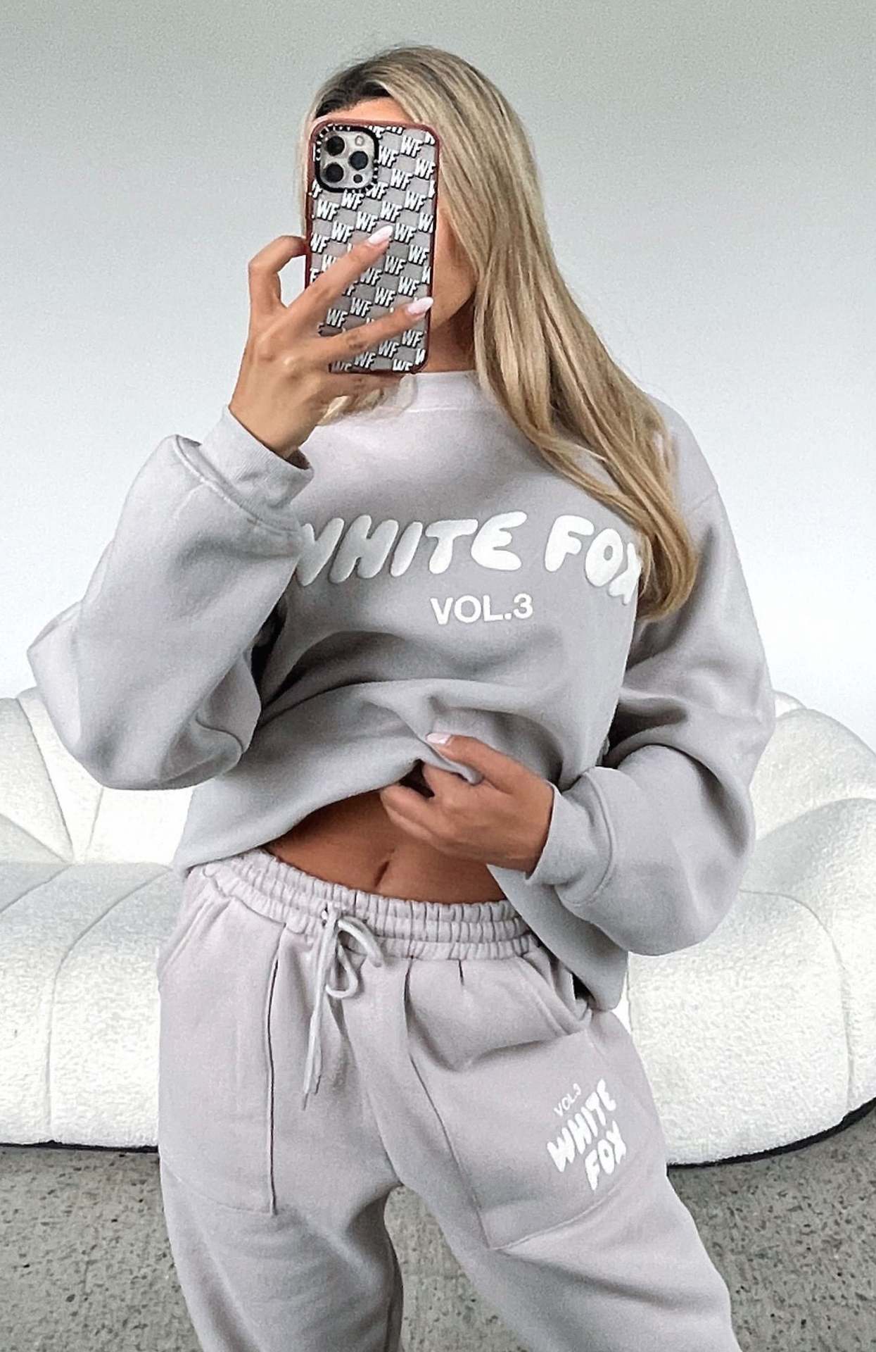 Casual Fashion Letter Printed Top Trousers Sports Suit Women