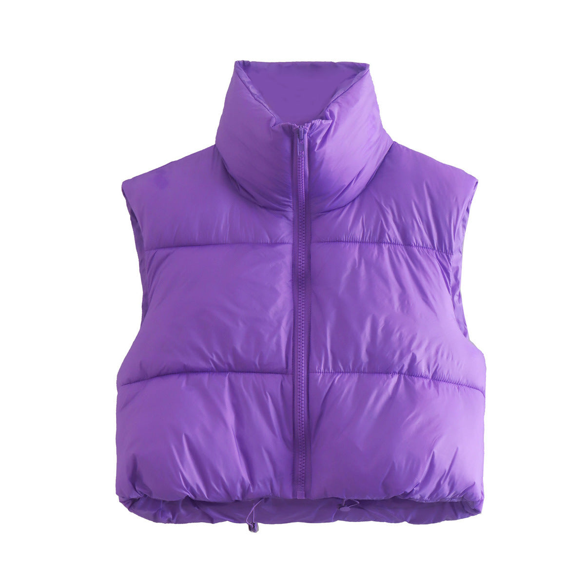 Wholesale women's clothing spring and autumn cotton coat vest zipped stand collar coat cotton-padded jacket