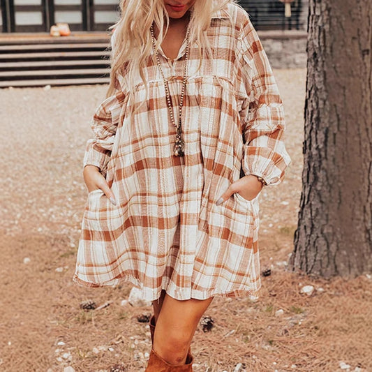 New loose meat-covering high-waisted casual skirt