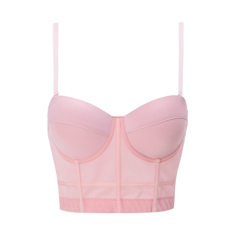 Bra camisole inner bra one-piece top beauty back tube top sexy inner wear corset underwear