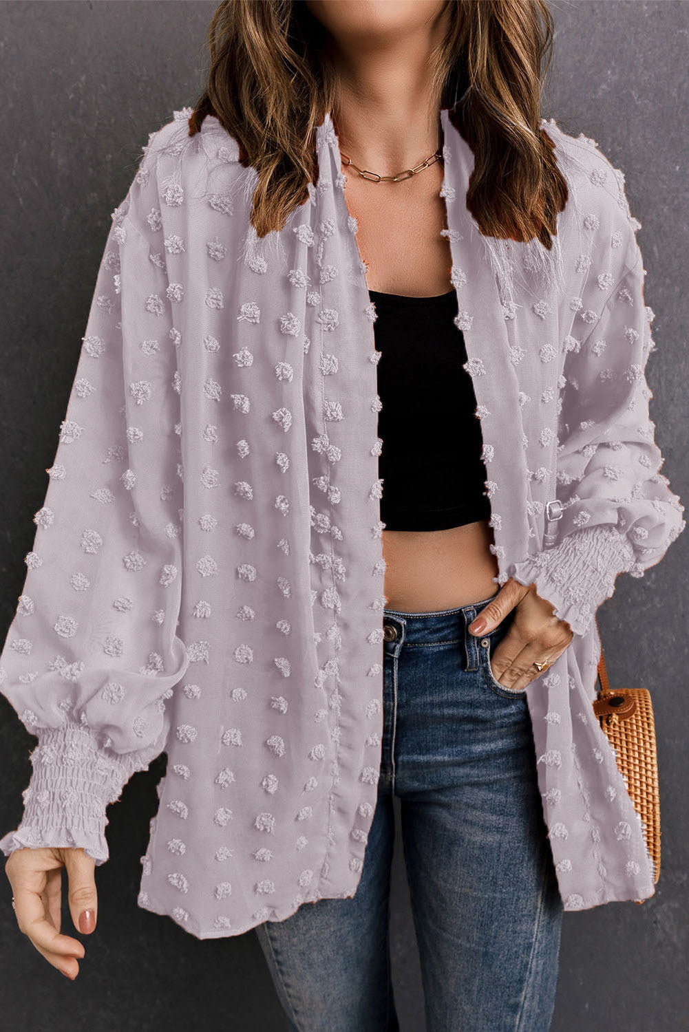 New Spring and Autumn women's clothing cardigan chiffon coat top shawl