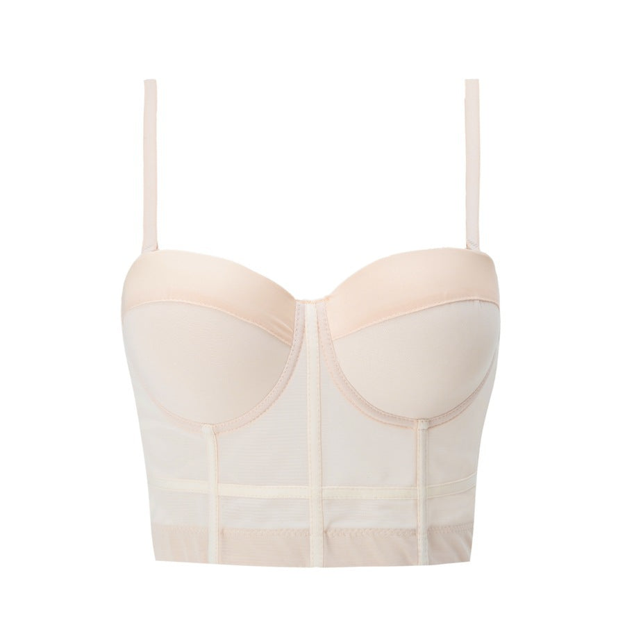 Bra camisole inner bra one-piece top beauty back tube top sexy inner wear corset underwear