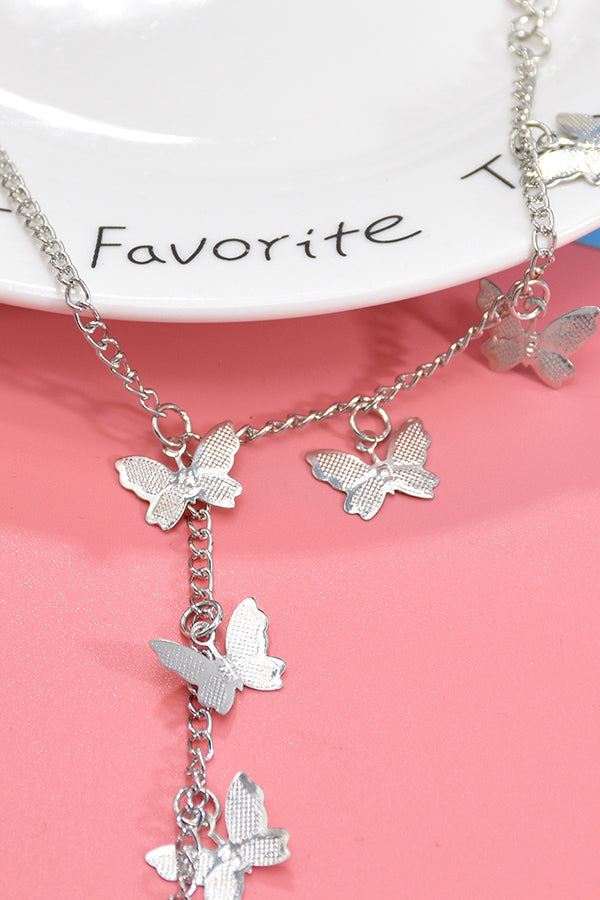 Chic Butterfly Bracelet & Ring Suit