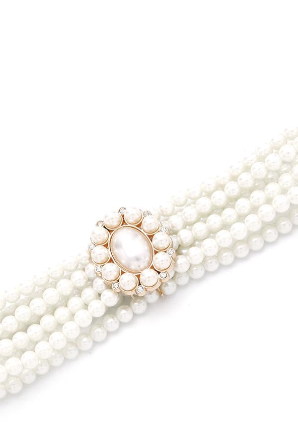 Elegant and Stylish Pearls Belt