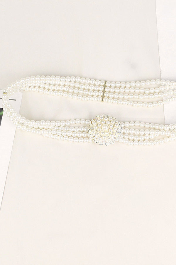 Elegant and Stylish Pearls Belt