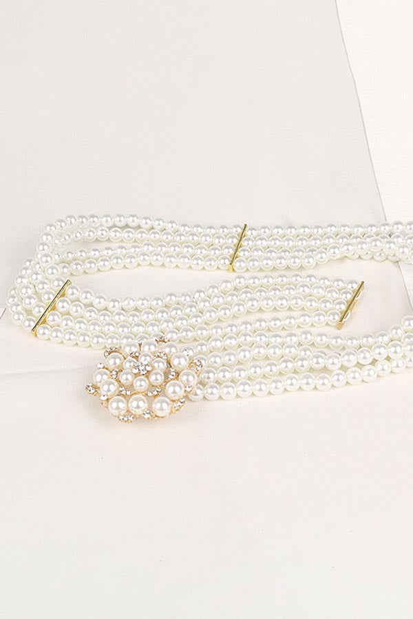 Elegant and Stylish Pearls Belt