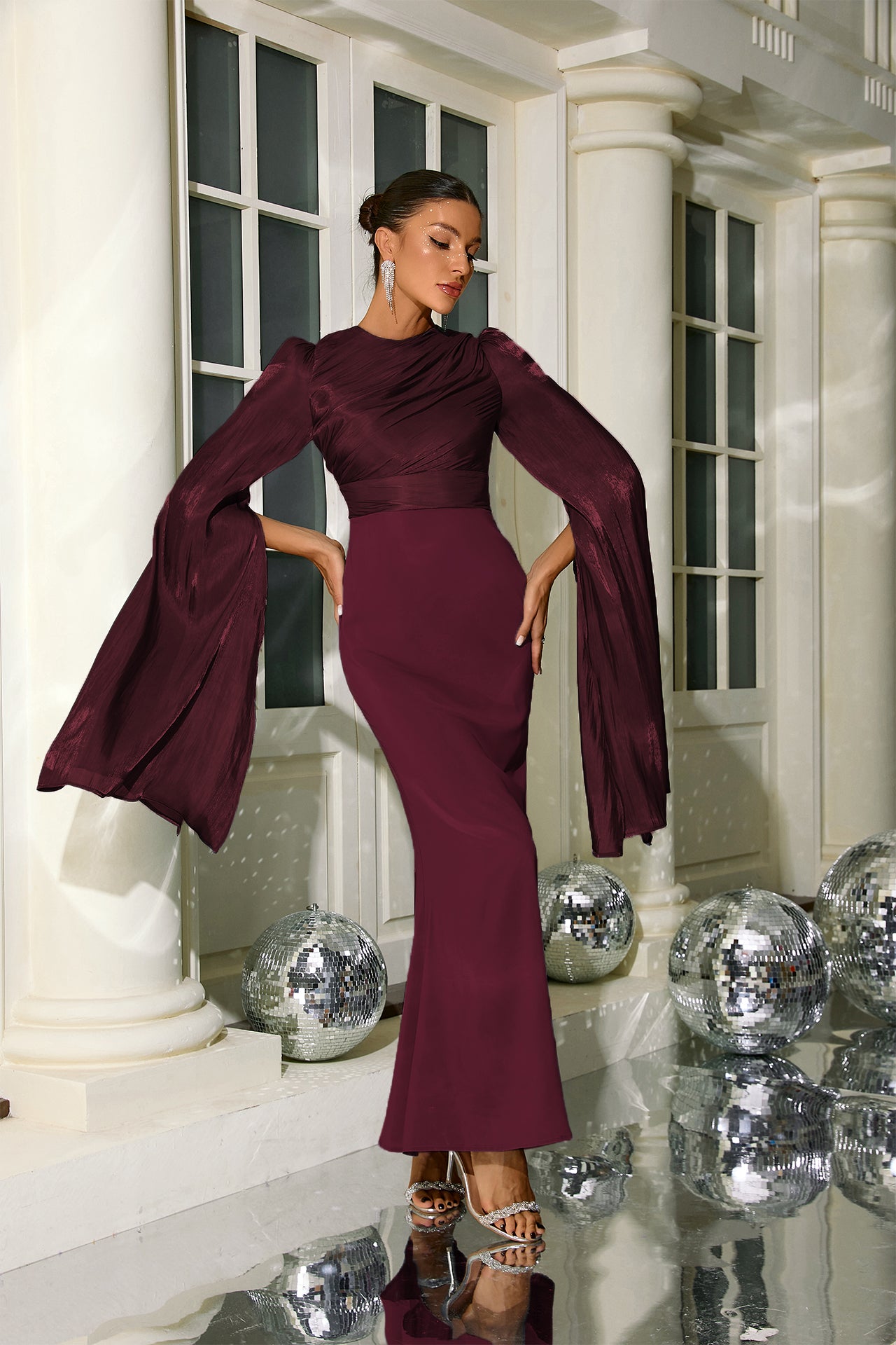 Eulalia Long Sleeve Maxi Dress