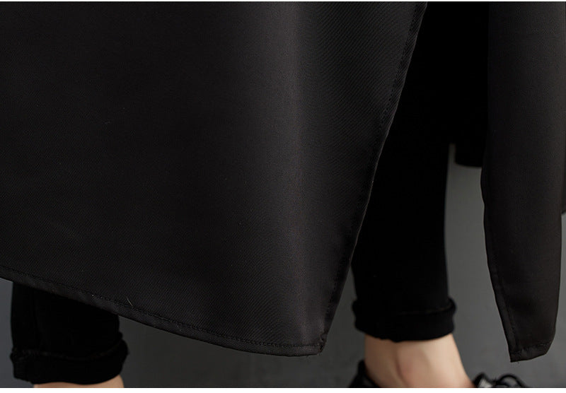 Loose Sleeveless Solid Color Spliced Vest Cardigan