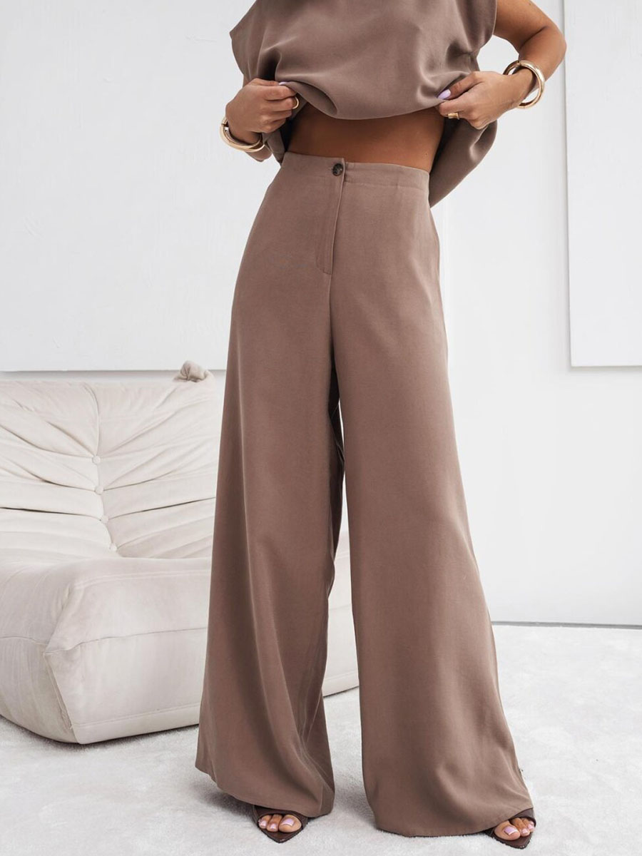 Casual sleeveless two-piece set