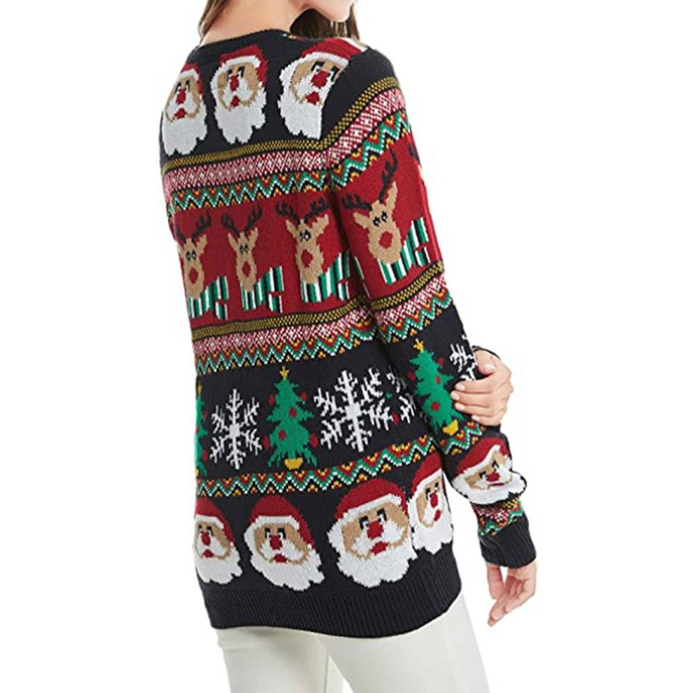 Merry Christmas Sweater | Mid-Length Women's Sweater