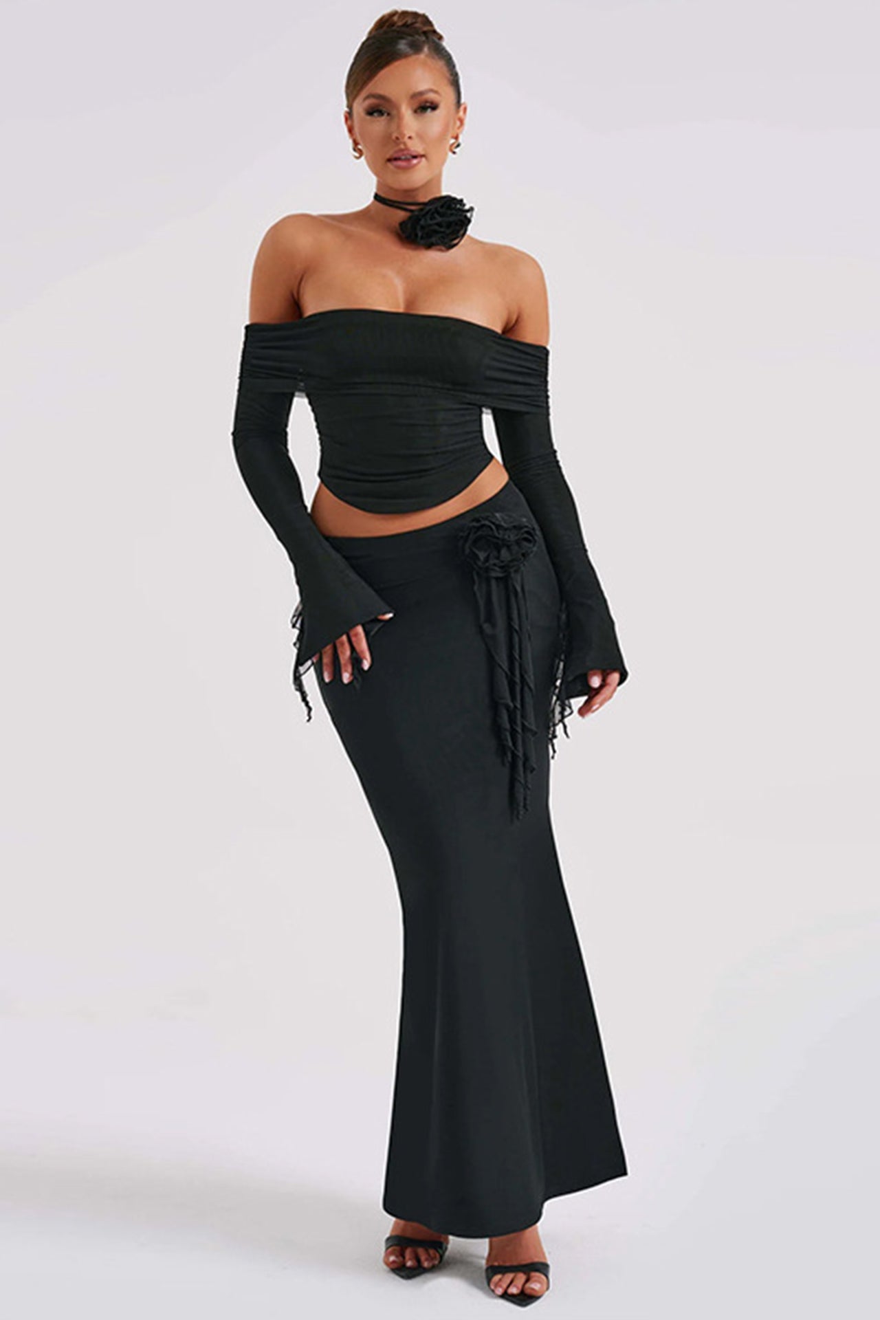 Charis Off the Shoulder Two Pieces Sets