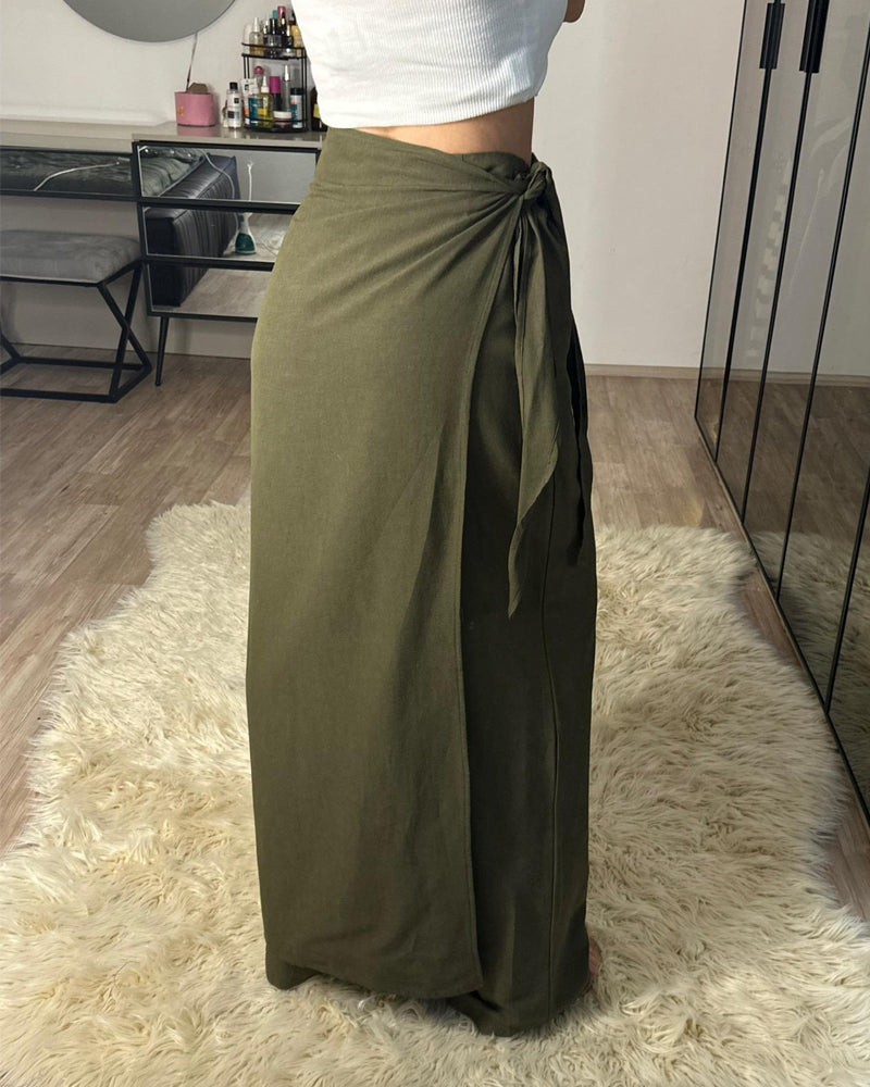 Fashion Comfortable Lace-Up Pants