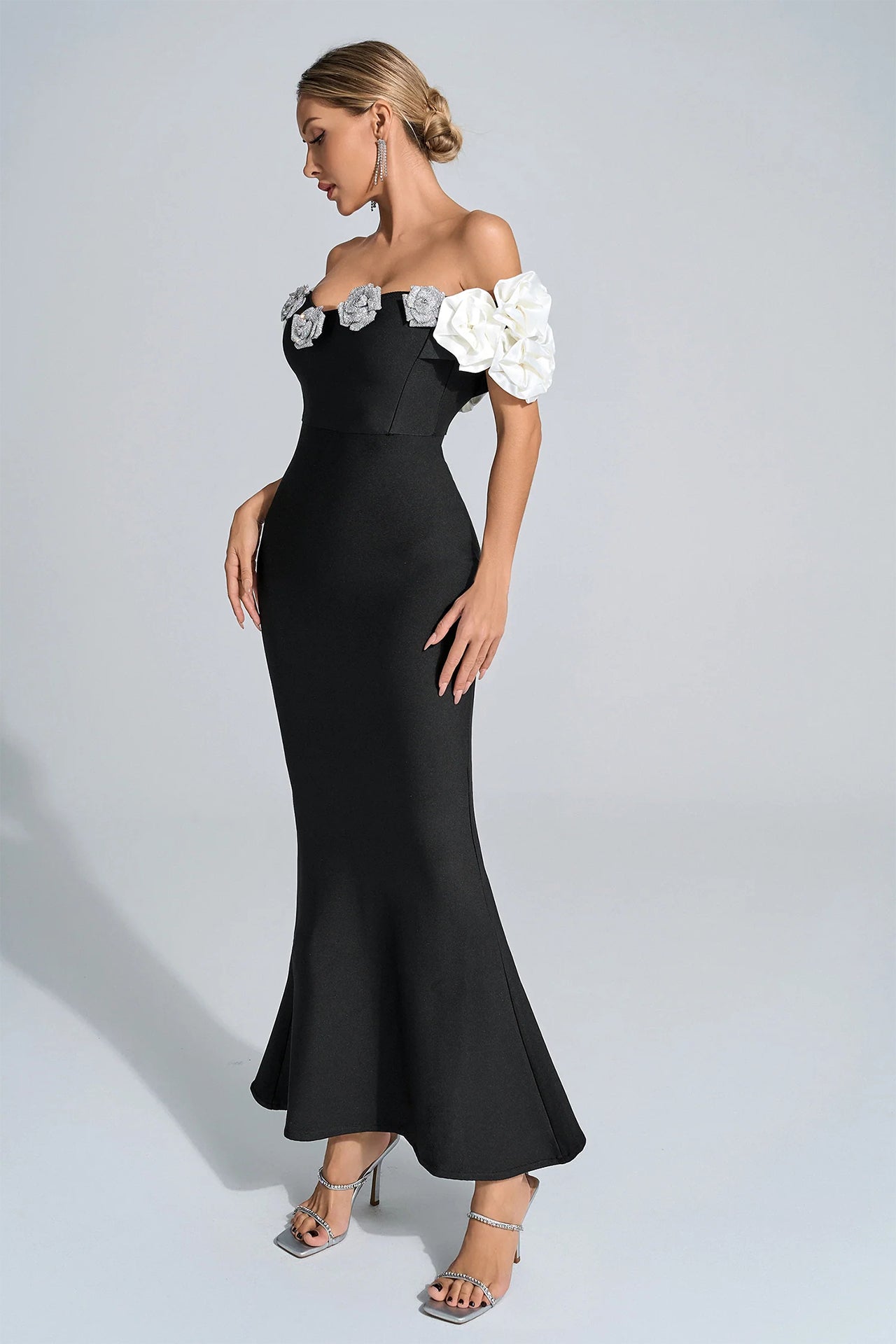 Elianna Off Shoulder Maxi Dress