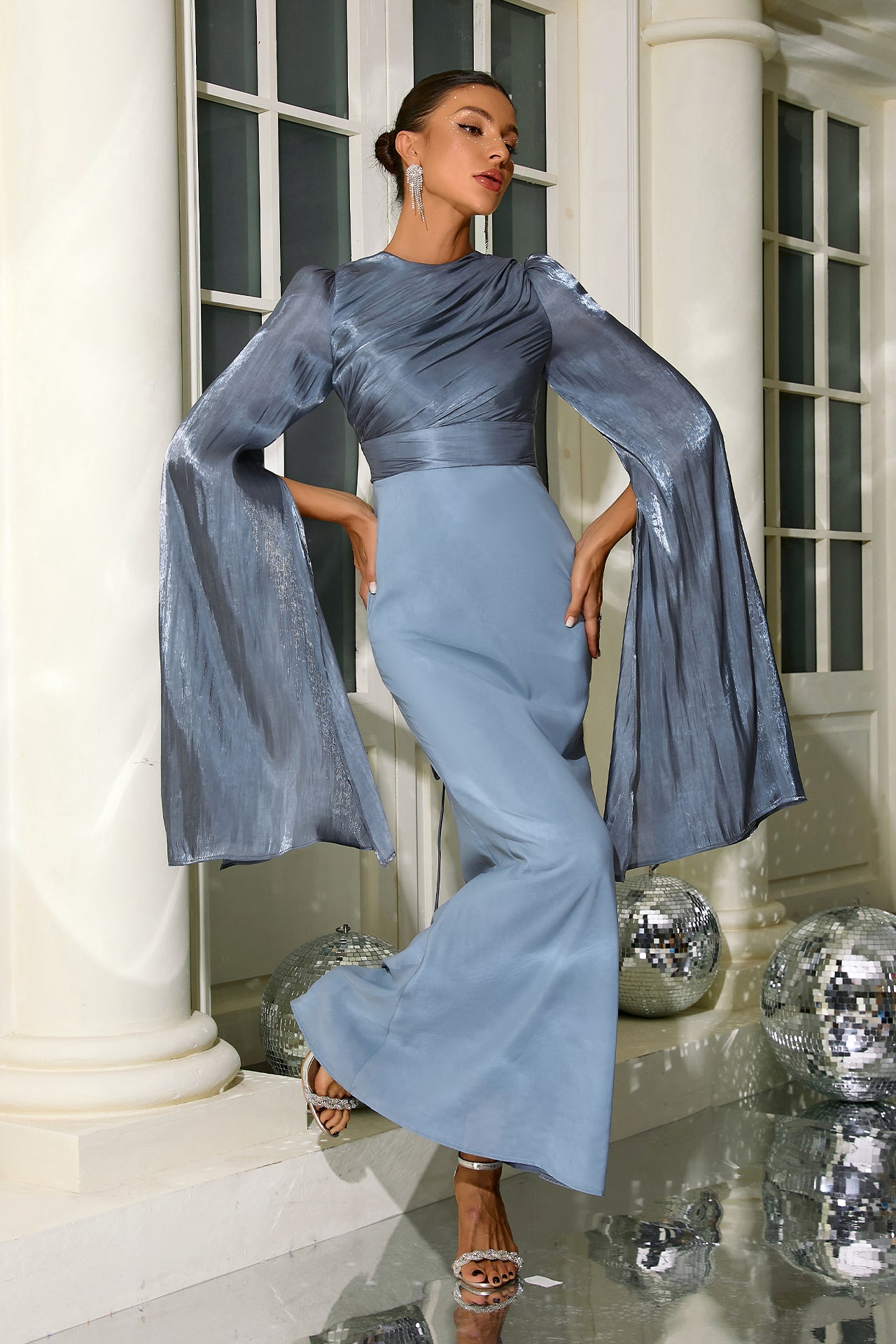 Eulalia Long Sleeve Maxi Dress