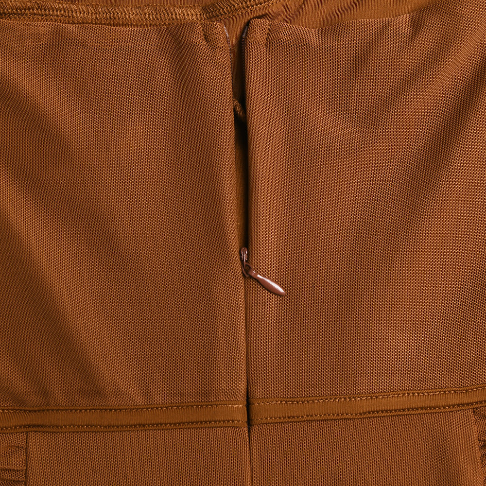 Sexy low-cut tight-fitting dress autumn long sleeve halter backless hip dresses for women