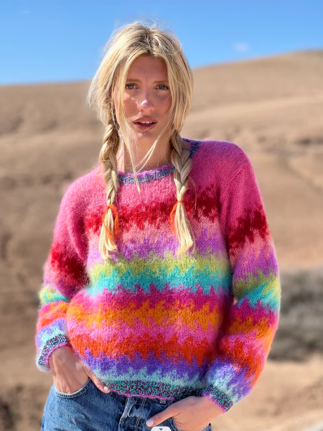 SWEATER TIE&DYE 12 COLORS MULTICOLOR