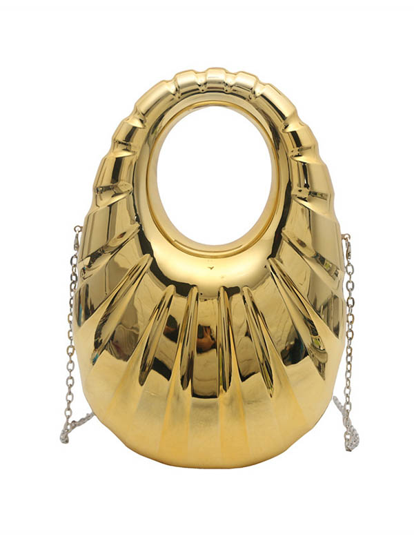 Chains Geometric Zipper Crossbody Bags Handbags