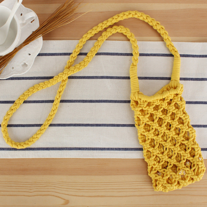 Fashion All-match Popular Woven Shoulder Bag