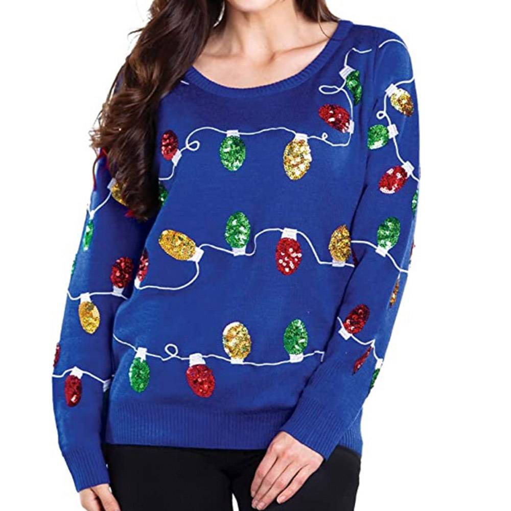 Merry Christmas Sweater | Long Sleeve Women's Sweater