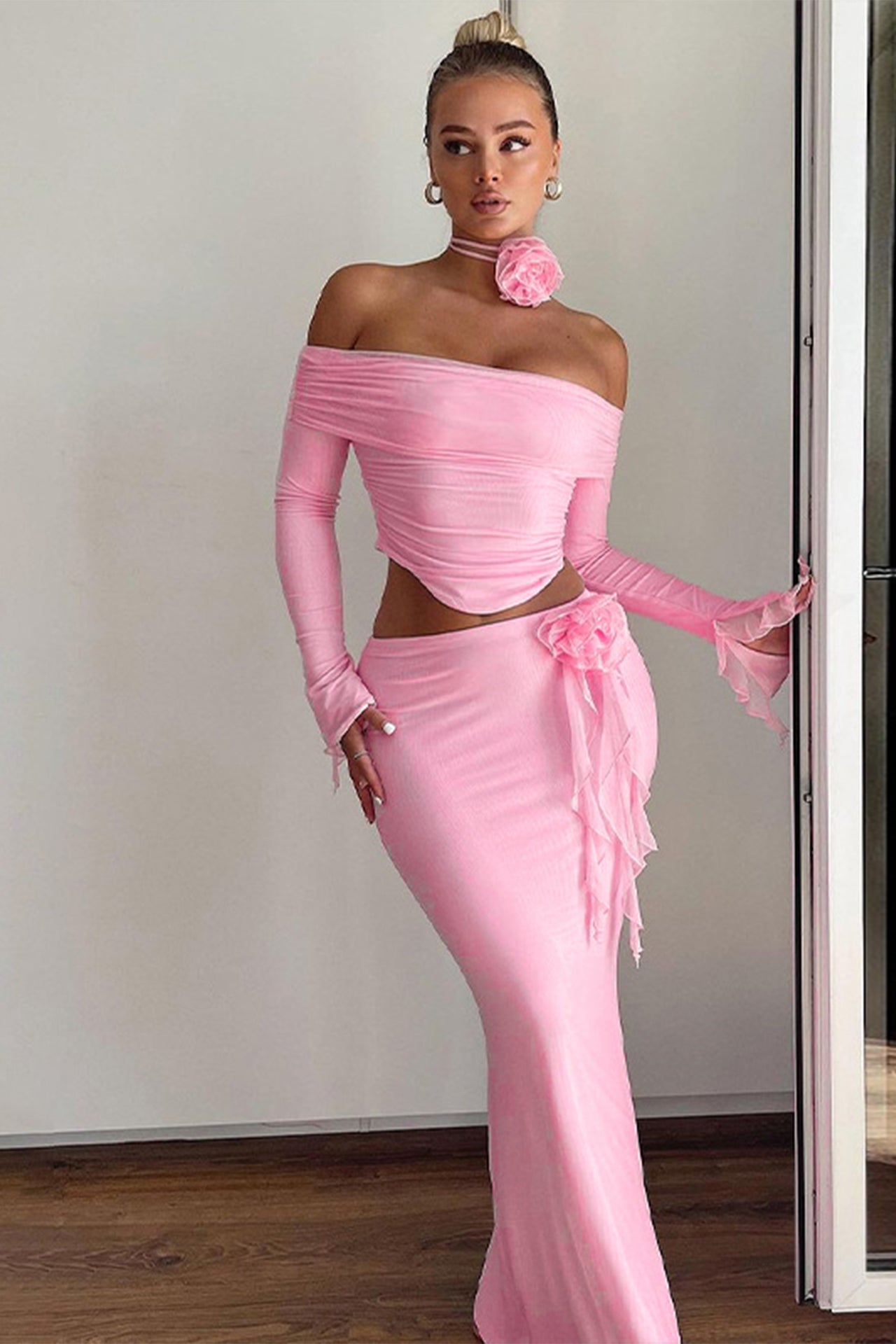 Charis Off the Shoulder Two Pieces Sets