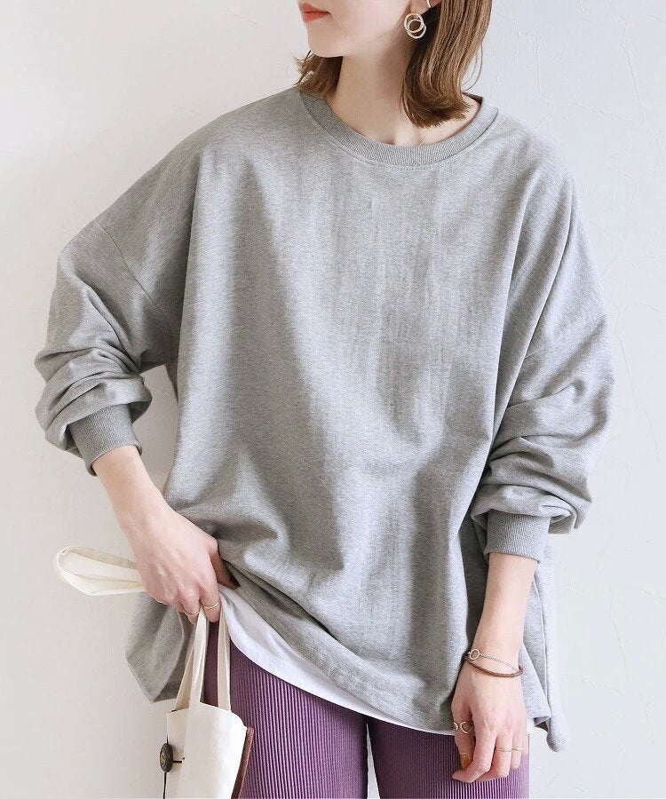 Casual Cotton Long Sleeve Sweatshirt