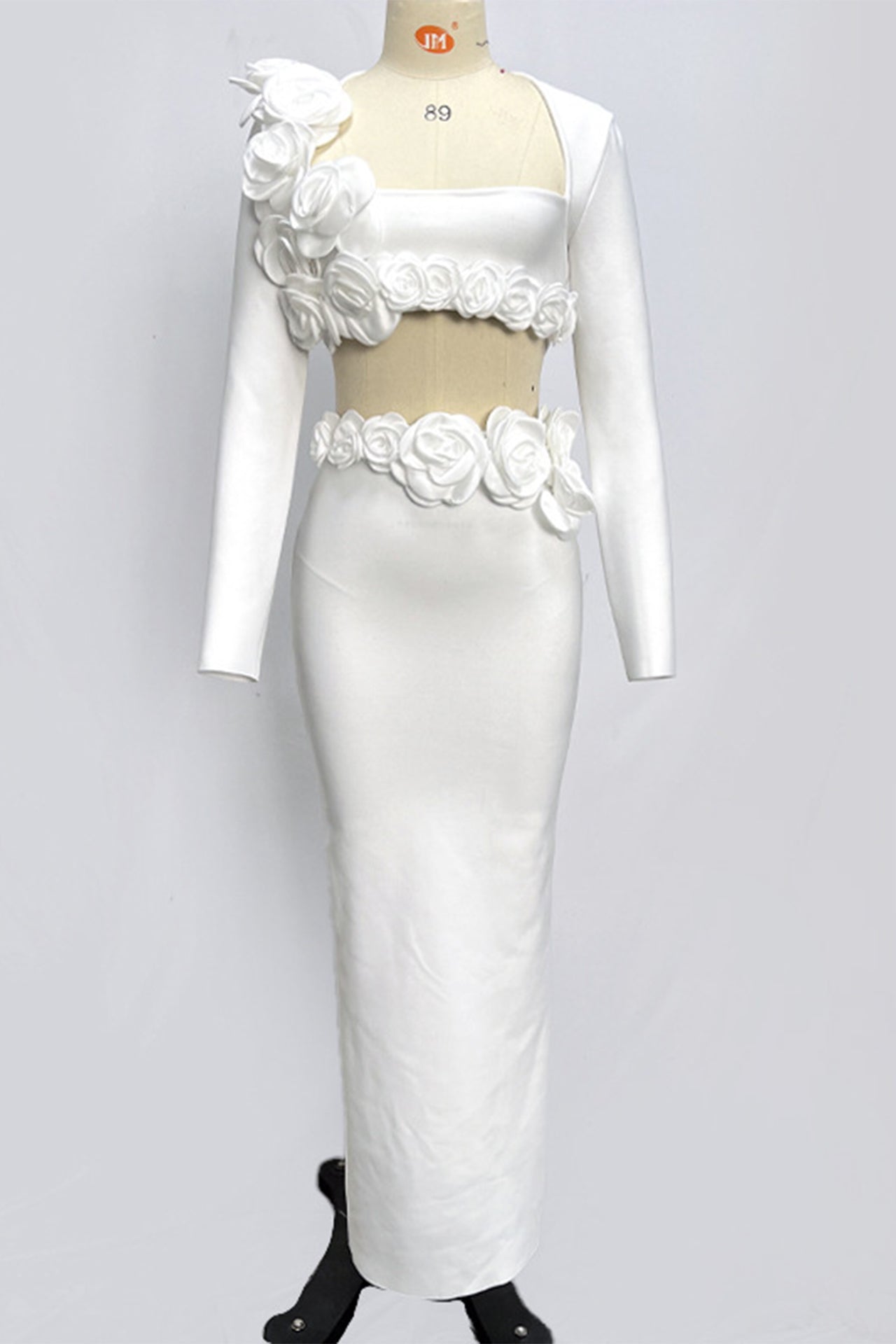 Anika Flower Maxi Skirt Two Piece Set