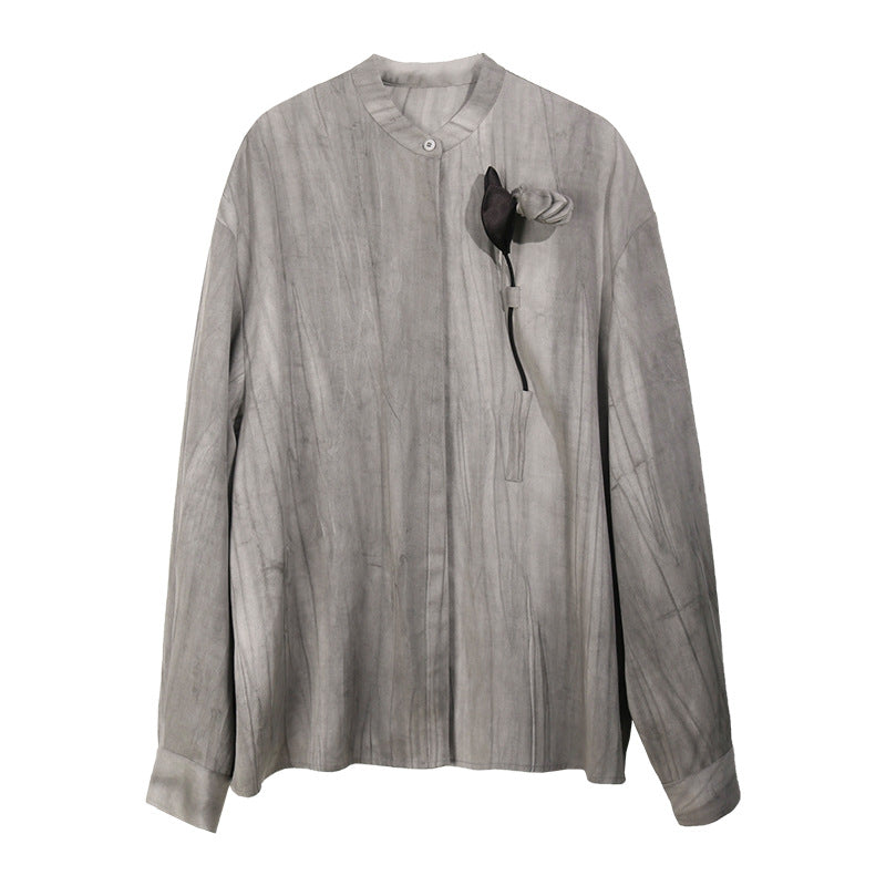 Lazy Style Solid Color Long Sleeve Top