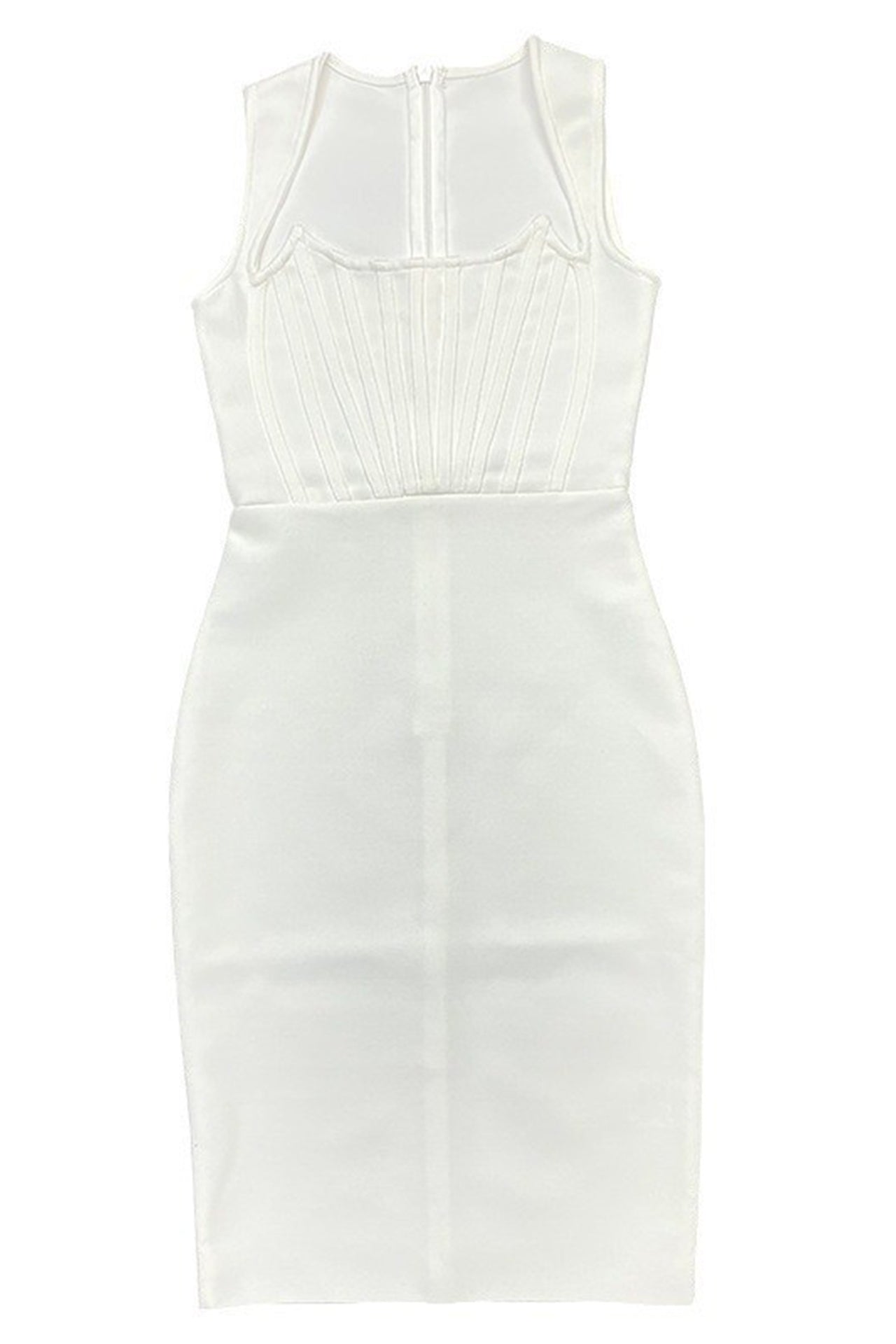 Victoria Fishbone Midi Dress