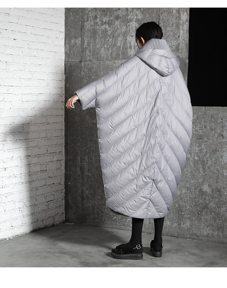 Warm Thickened Hooded Duck Down Coat