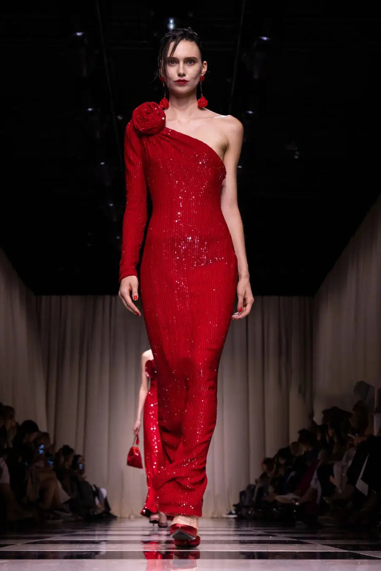 Arya Rose Sequined Maxi Dress