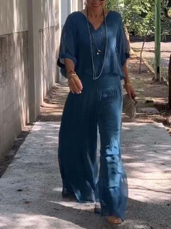 Casual Elegant Chiffon Suit