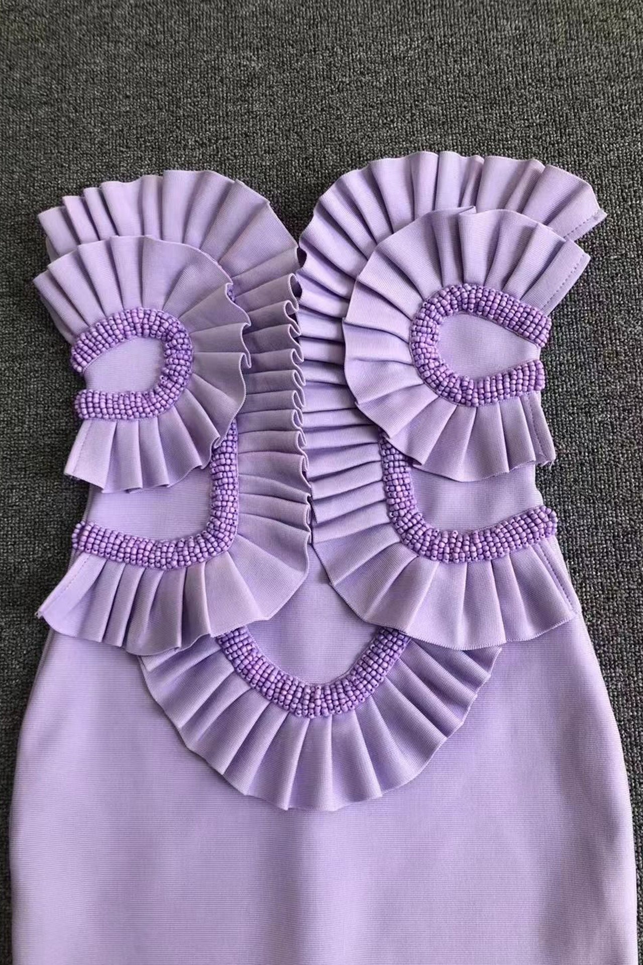 Darcy Strapless Euched Maxi Dress