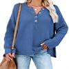 Plus Size Sweater for Women Long Sleeve Fall Winter Warm Pullover Tops Light Green XL