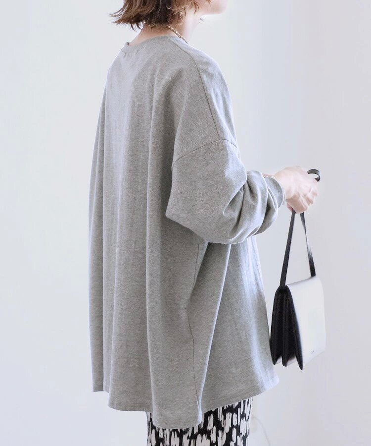 Casual Cotton Long Sleeve Sweatshirt