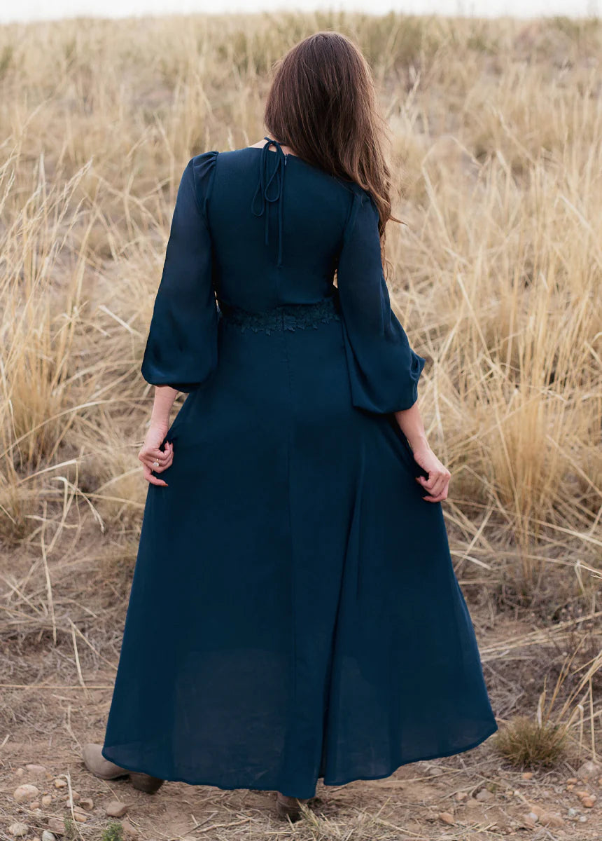 Boho Long Sleeved Maxi Dress
