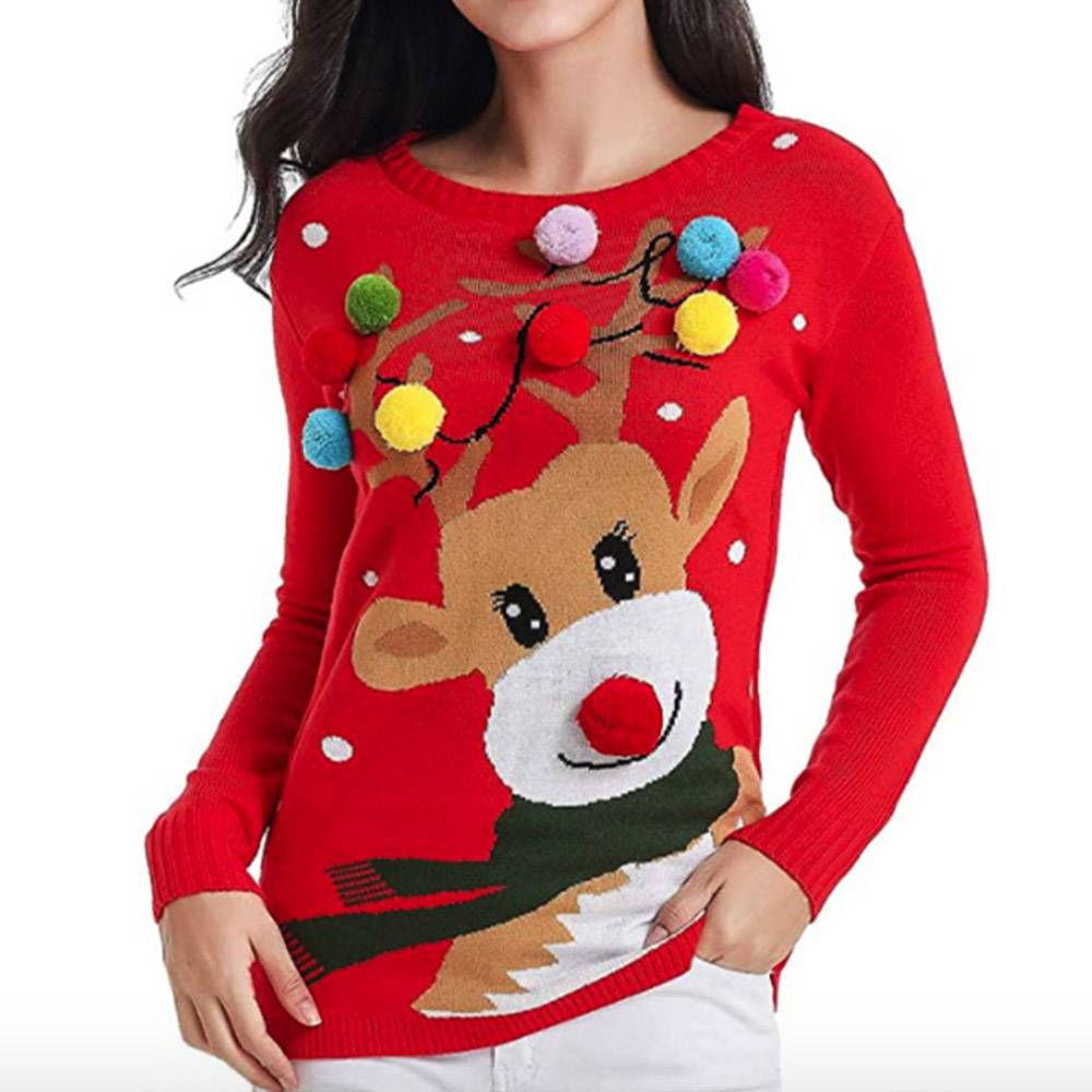 Merry Christmas Sweater | Long Sleeve Women's Sweater