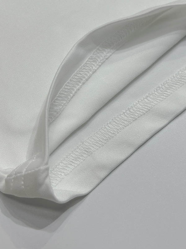 Skinny Pleated See-Through Solid Color Split-Joint Off-The-Shoulder T-Shirts