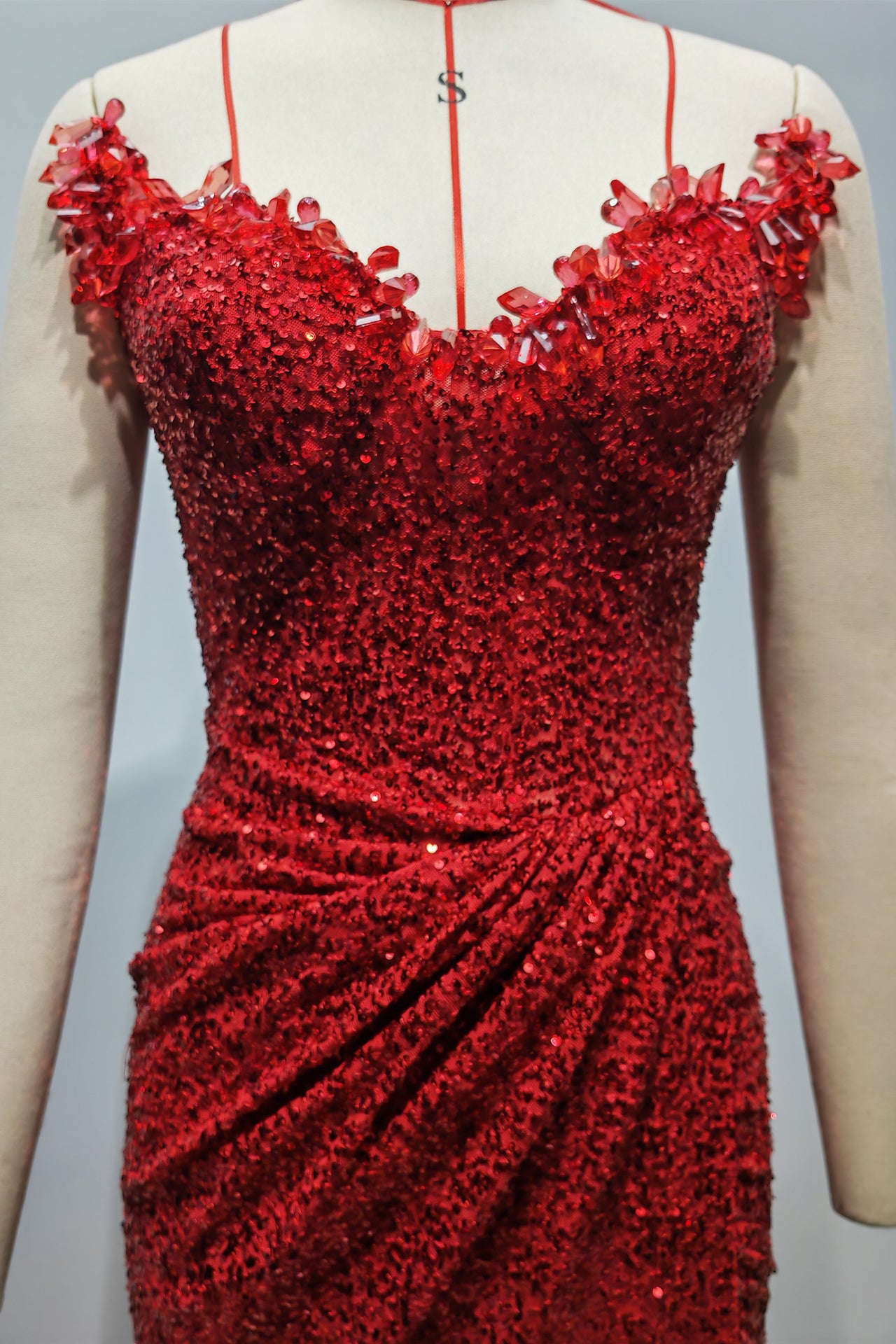 Perla High Split Maxi Dress